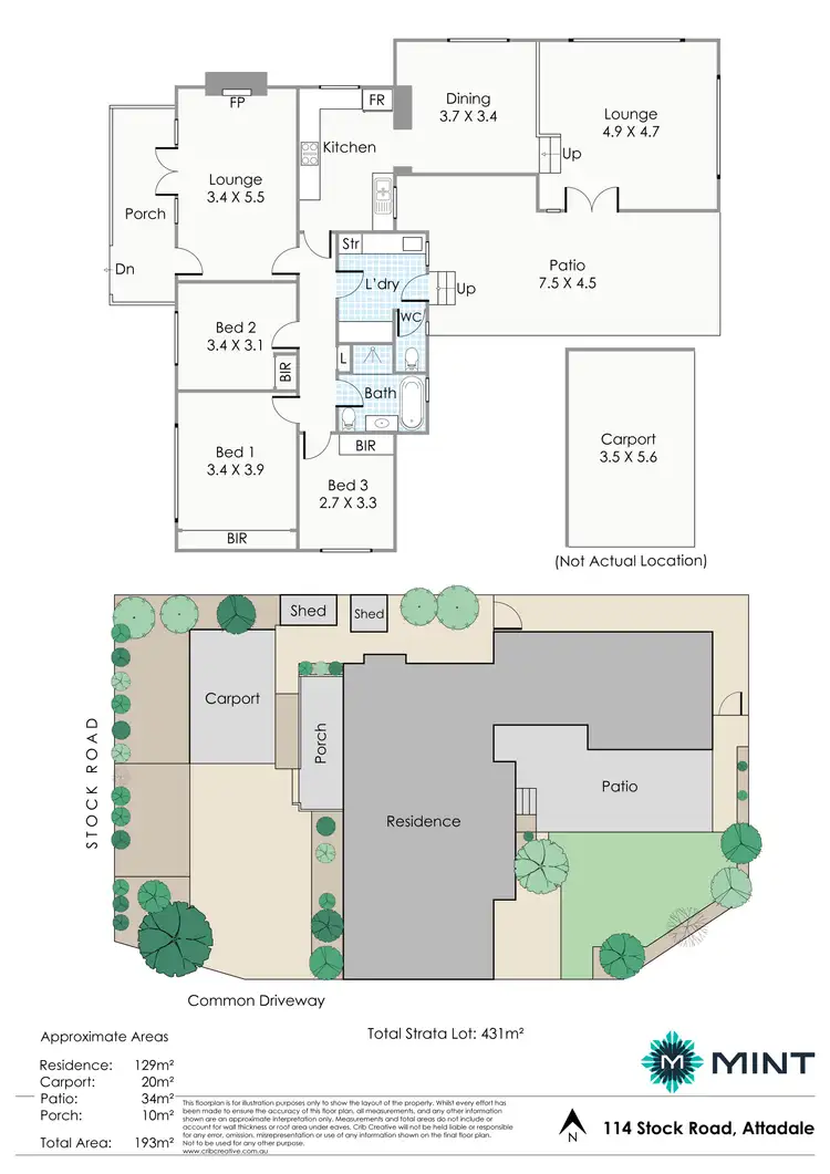Floorplan of Homely house listing, 114 Stock Road, Attadale WA 6156