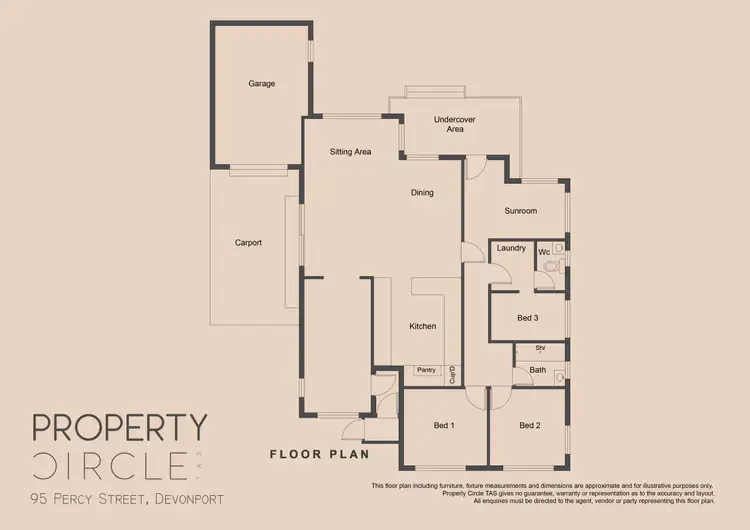 Floorplan of Homely house listing, 95 Percy Street, Devonport TAS 7310