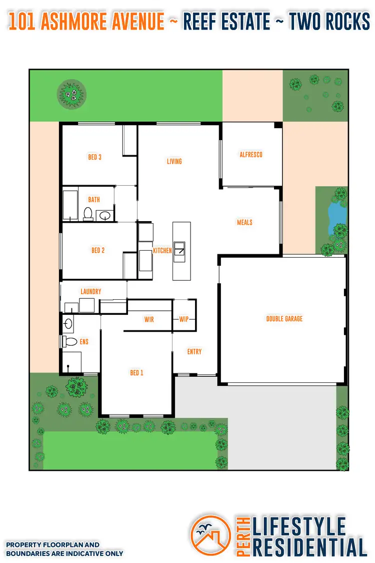 Floorplan of Homely house listing, 101 Ashmore Avenue, Two Rocks WA 6037