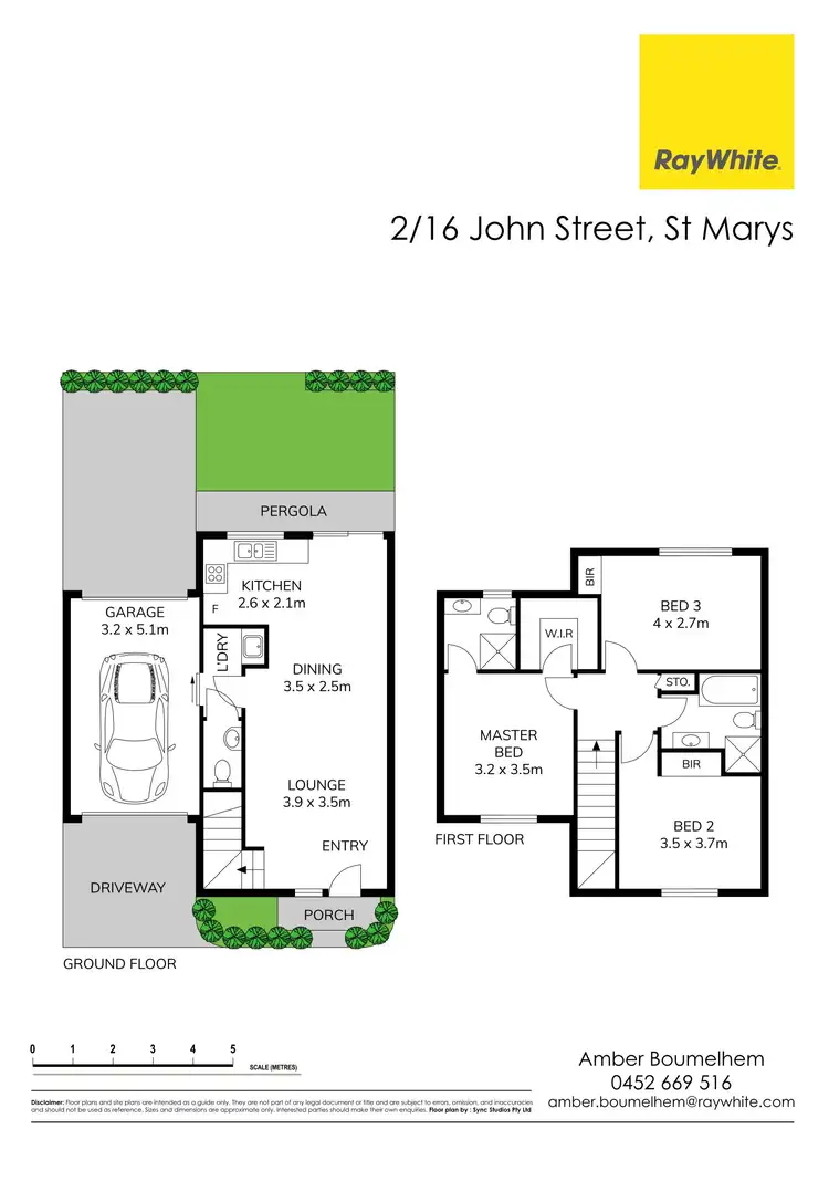 Floorplan of Homely townhouse listing, 3/16 John Street, St Marys NSW 2760
