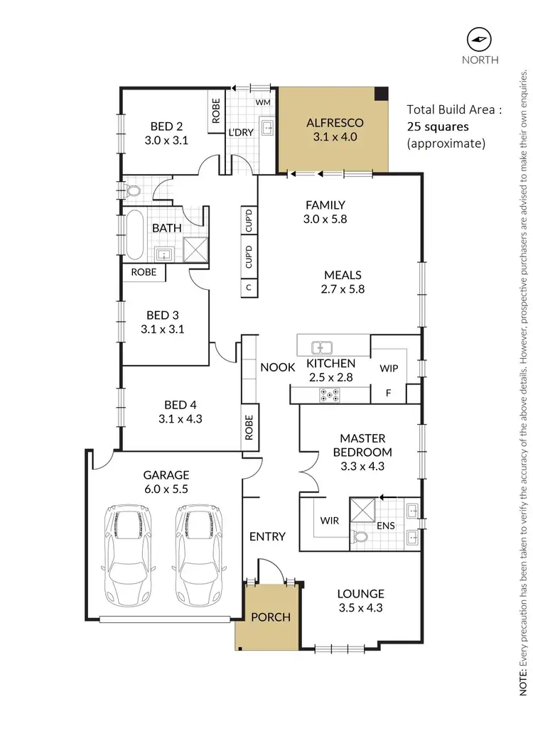 Floorplan of Homely house listing, 10 Debut Avenue, Tarneit VIC 3029