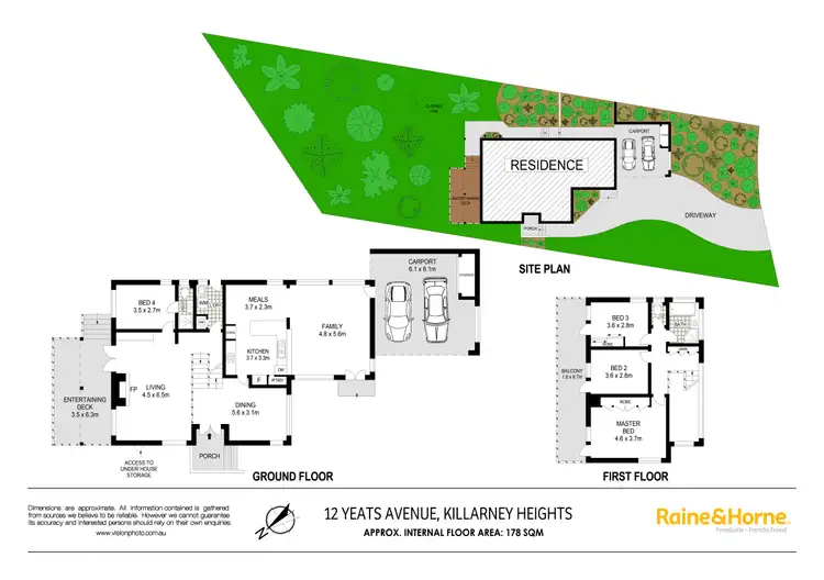 Floorplan of Homely house listing, 12 Yeats Avenue, Killarney Heights NSW 2087