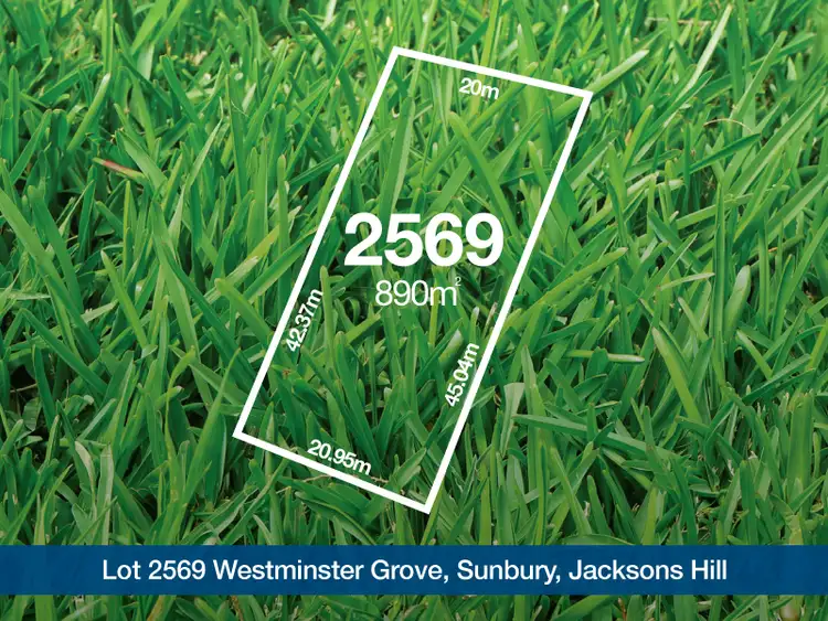 Floorplan of Homely land listing, 11 Westminster Grove, Sunbury VIC 3429