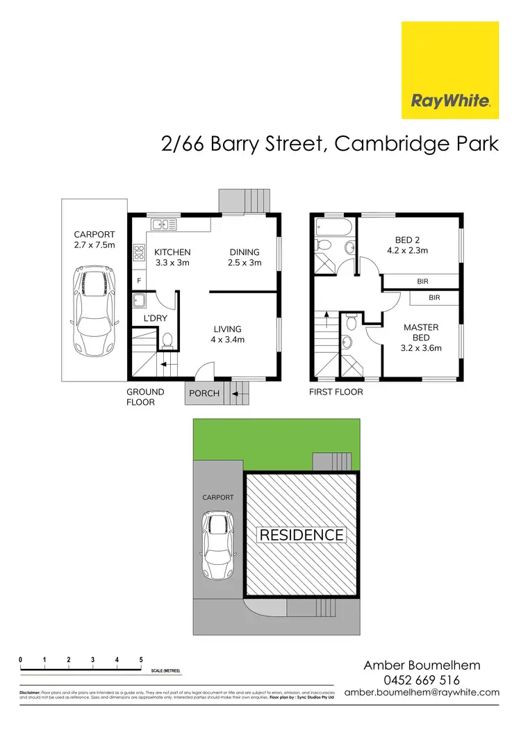 Floorplan of Homely townhouse listing, 4/66 Barry Street, Cambridge Park NSW 2747