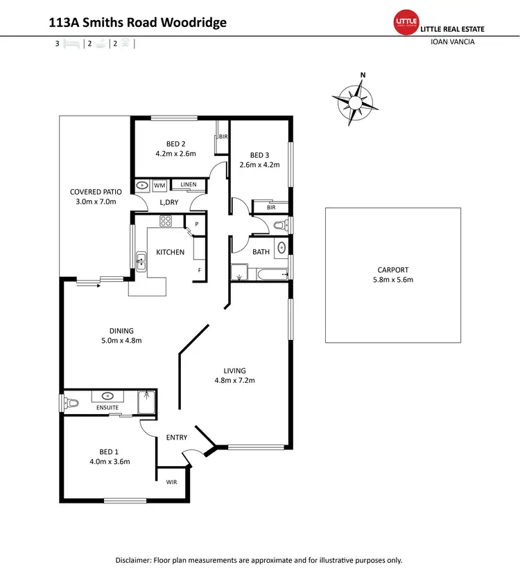Floorplan of Homely house listing, 113A Smith Road, Woodridge QLD 4114