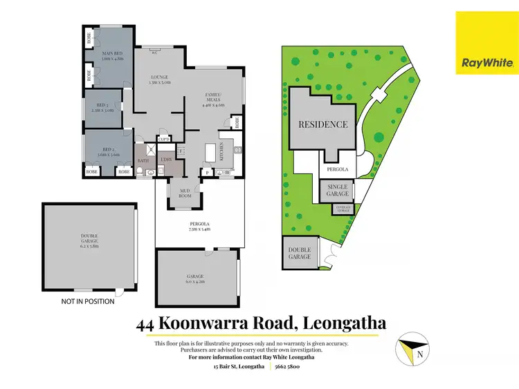 Floorplan of Homely house listing, 44 Koonwarra Road, Leongatha VIC 3953