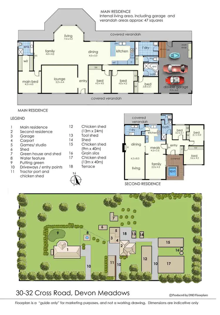 Floorplan of Homely house listing, 30-32 Cross Road, Devon Meadows VIC 3977