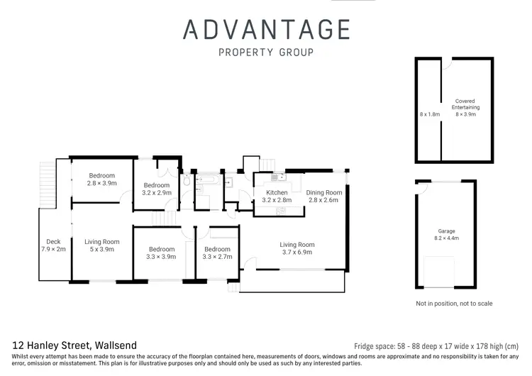 Floorplan of Homely house listing, 12 Hanley Street, Wallsend NSW 2287