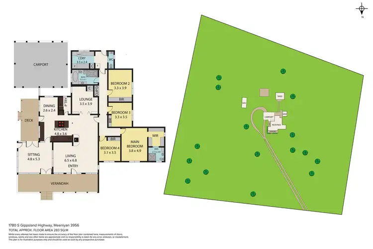 Floorplan of Homely house listing, 1780 South Gippsland Highway, Meeniyan VIC 3956