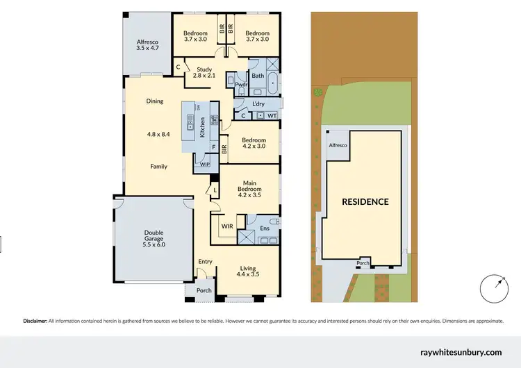 Floorplan of Homely house listing, 4 Olivia Street, Sunbury VIC 3429