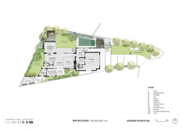 Floorplan of Homely house listing, 8 Korel Gardens, Swanbourne WA 6010