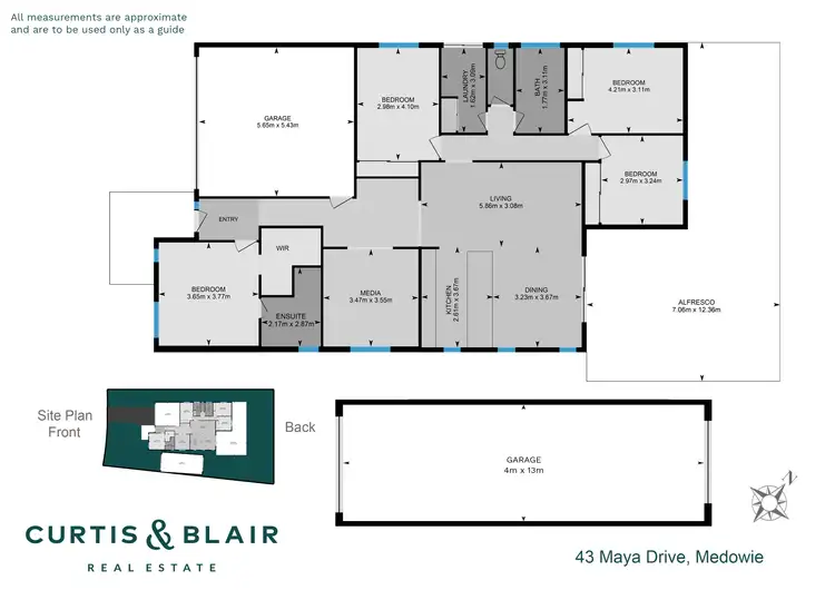 Floorplan of Homely house listing, 43 Maya Drive, Medowie NSW 2318