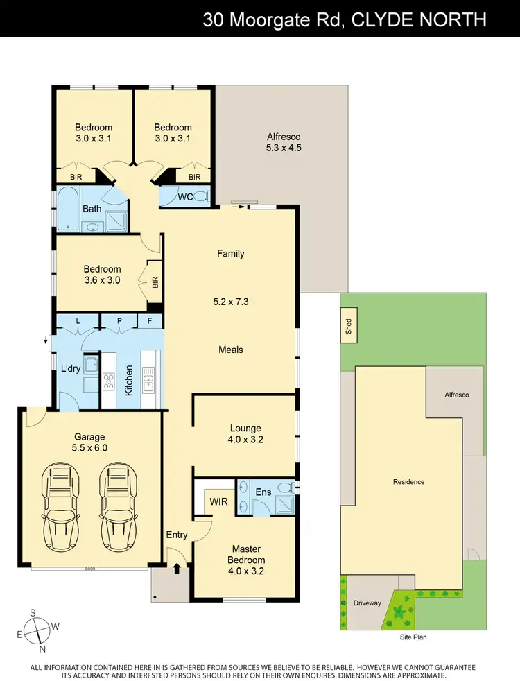 Floorplan of Homely house listing, 30 Moorgate Road, Clyde North VIC 3978
