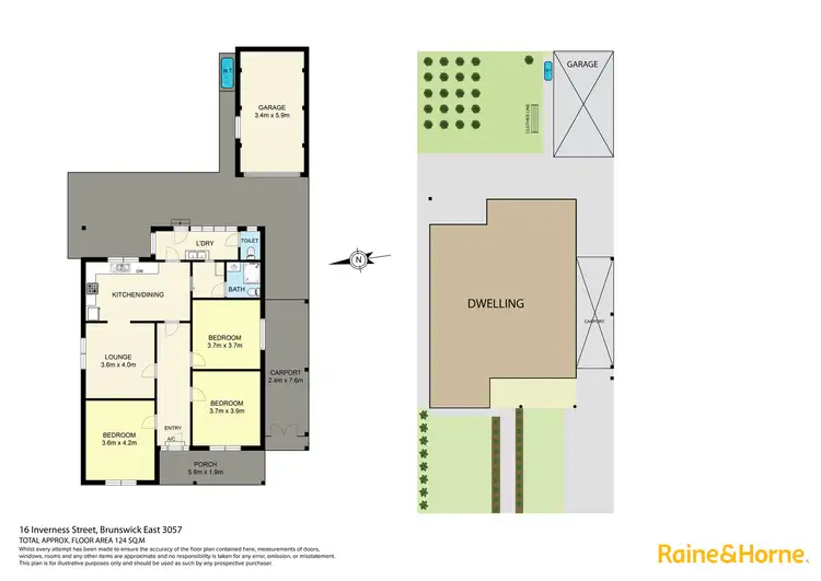 Floorplan of Homely house listing, 16 Inverness Street, Brunswick East VIC 3057