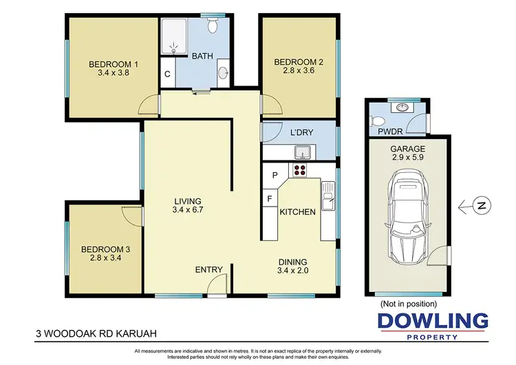 Floorplan of Homely house listing, 3 Woodoak Road, Karuah NSW 2324