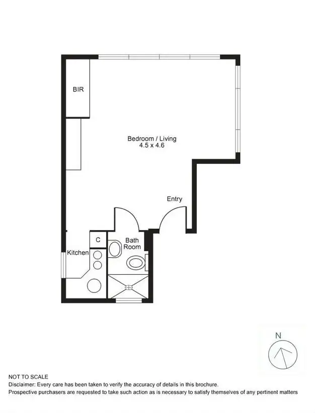 Floorplan of Homely apartment listing, 5/1 Lawson Grove, South Yarra VIC 3141