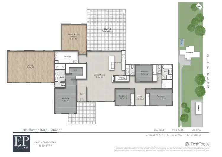Floorplan of Homely house listing, 305 Boston Road, Belmont QLD 4153