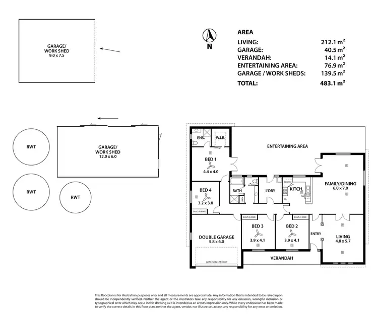 Floorplan of Homely house listing, 181A Lines Road, Strathalbyn SA 5255