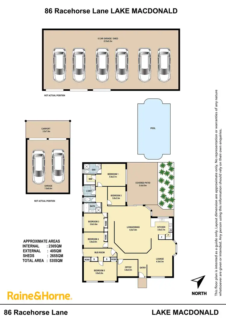 Floorplan of Homely house listing, 86 Racehorse Lane, Lake Macdonald QLD 4563