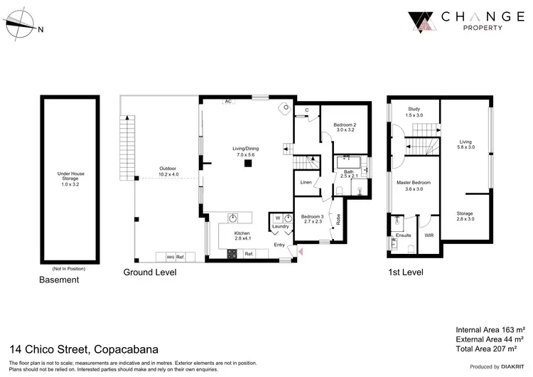 Floorplan of Homely house listing, 14 Chico Street, Copacabana NSW 2251