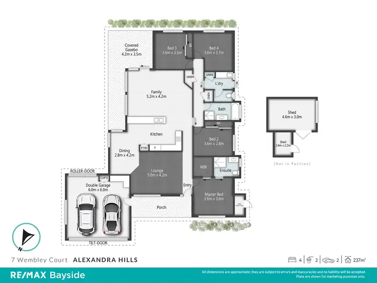 Floorplan of Homely house listing, 7 Wembley Court, Alexandra Hills QLD 4161