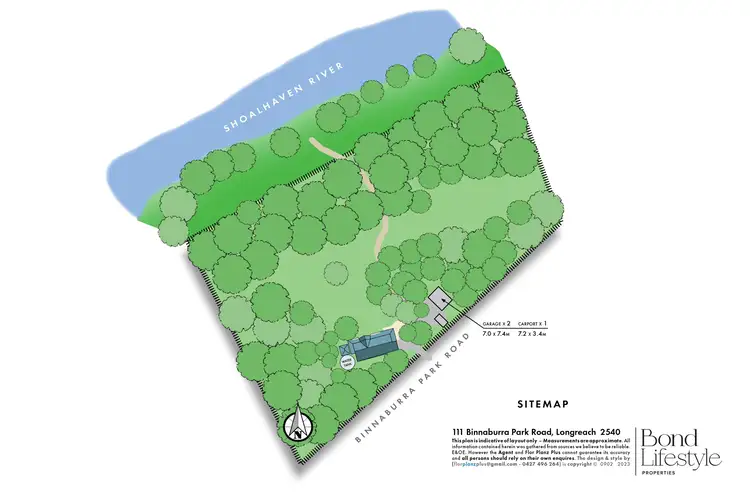 Floorplan of Homely rural property listing, 111 Binnaburra Park Road, Longreach NSW 2540