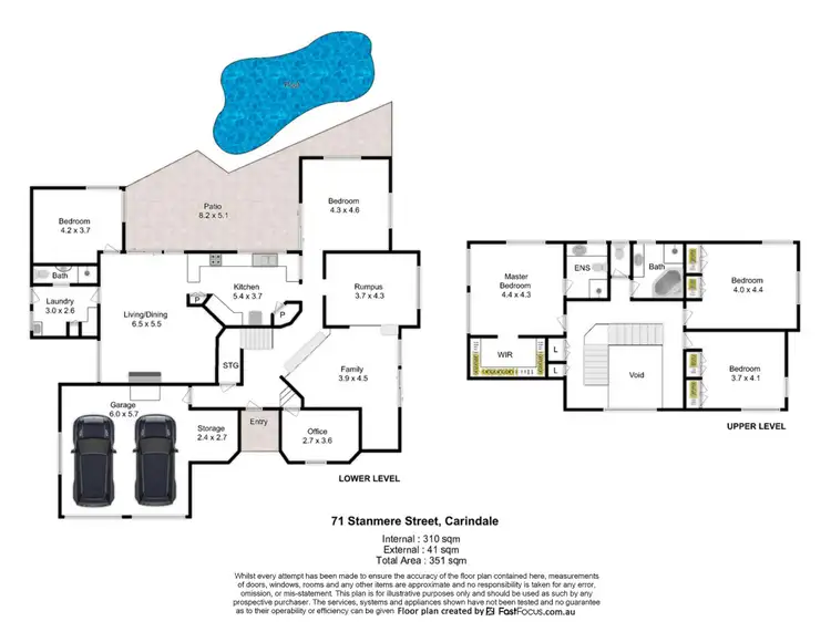 Floorplan of Homely house listing, 71 Stanmere Street, Carindale QLD 4152