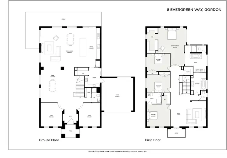 Floorplan of Homely house listing, 8 Evergreen Way, Gordon VIC 3345