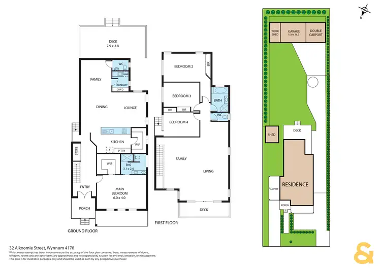 Floorplan of Homely house listing, 32 Alkoomie Street, Wynnum QLD 4178