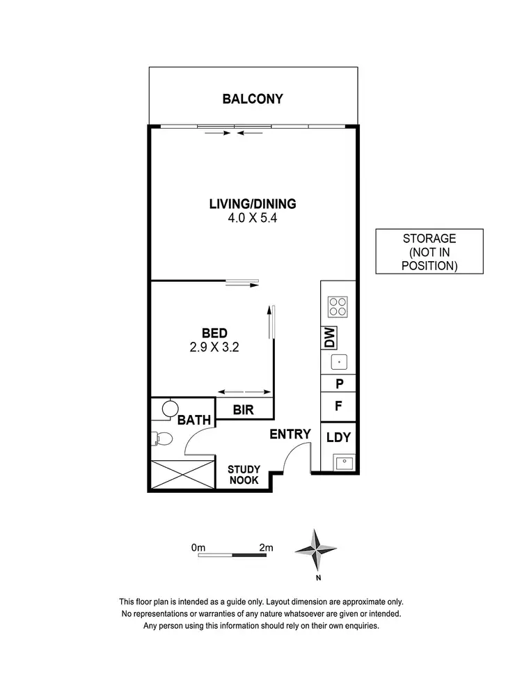 Floorplan of Homely apartment listing, 202/6 Lord Street, Richmond VIC 3121