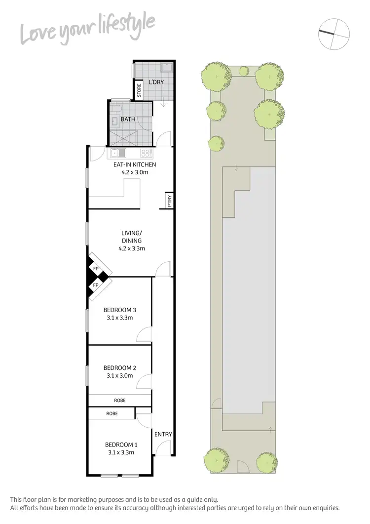Floorplan of Homely house listing, 31 Burren Street, Erskineville NSW 2043