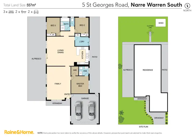 Floorplan of Homely house listing, 5 St Georges Road, Narre Warren South VIC 3805