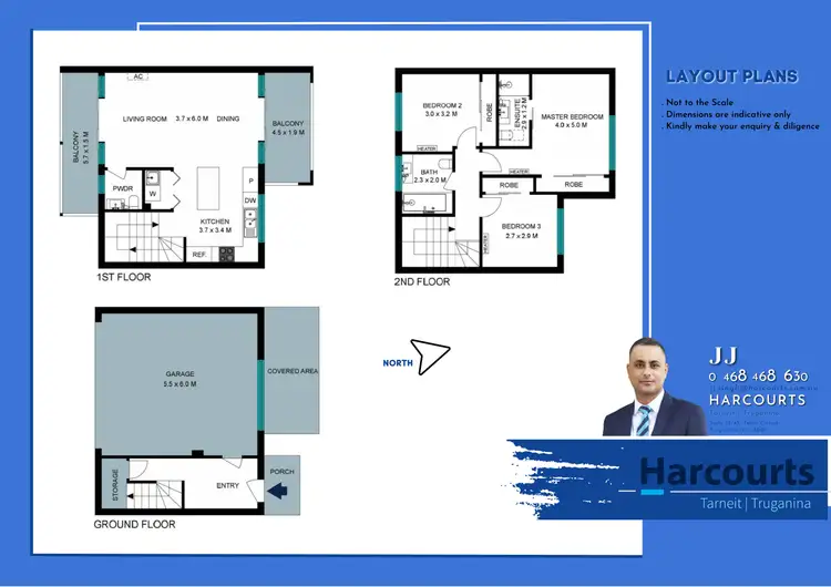 Floorplan of Homely townhouse listing, 6/27 Turva Avenue, Tarneit VIC 3029