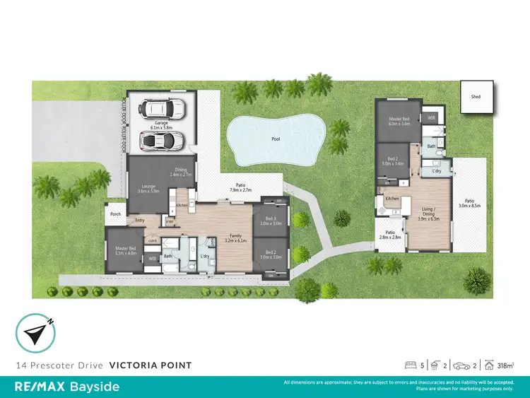 Floorplan of Homely house listing, 14 Prescoter Drive, Victoria Point QLD 4165