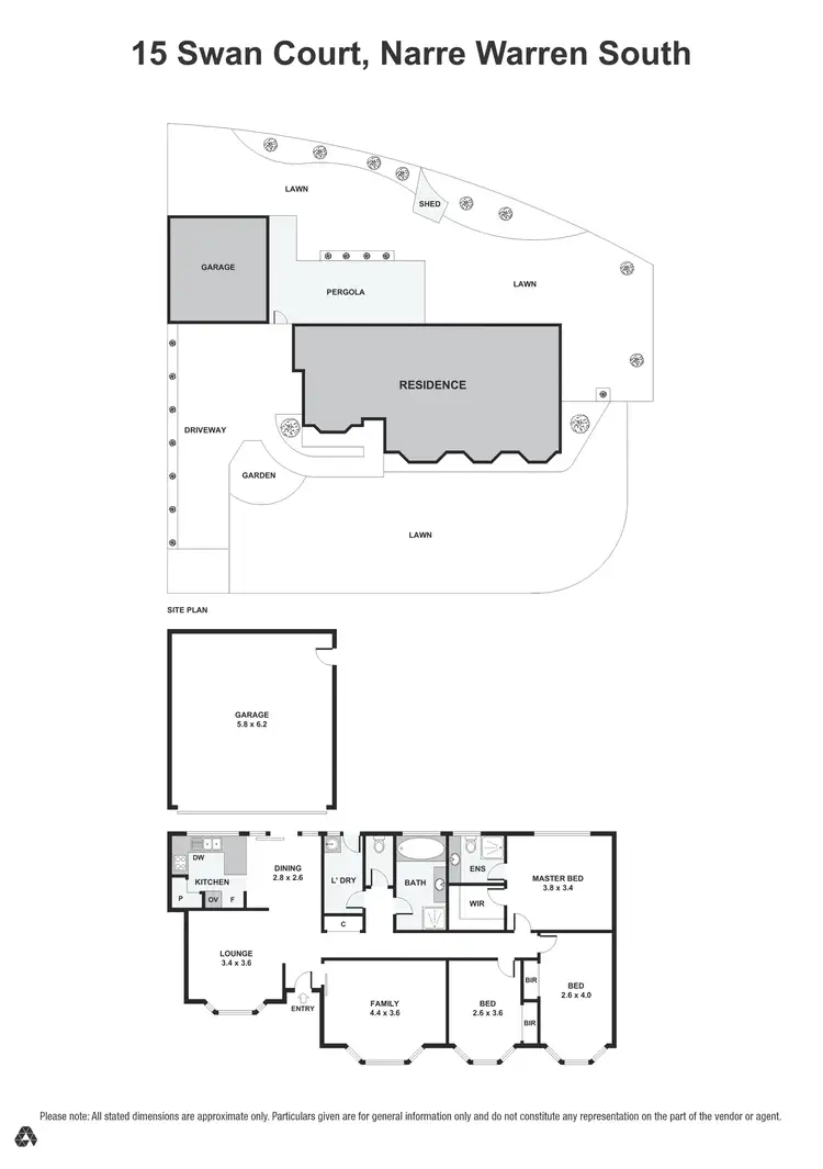 Floorplan of Homely house listing, 15 Swan Court, Narre Warren South VIC 3805