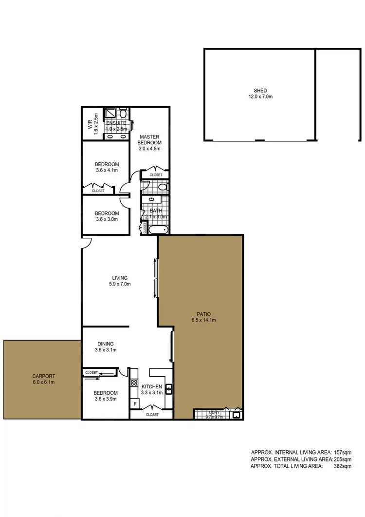 Floorplan of Homely house listing, 144 Tinney Road, Upper Caboolture QLD 4510