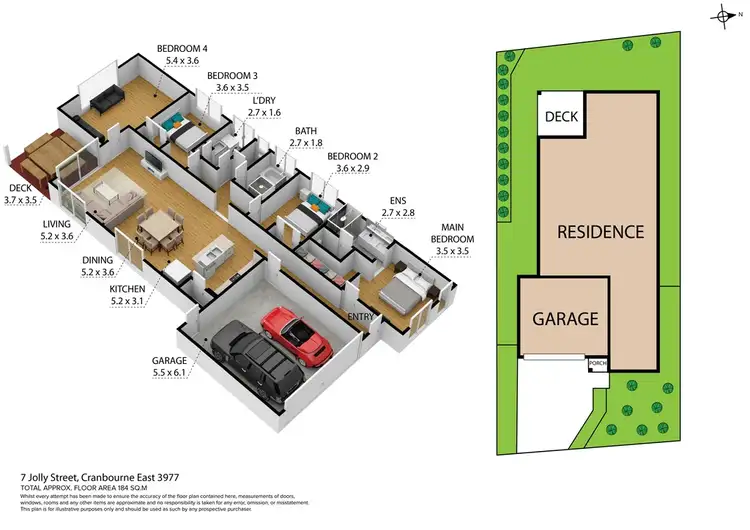 Floorplan of Homely house listing, 7 Jolly Street, Cranbourne East VIC 3977