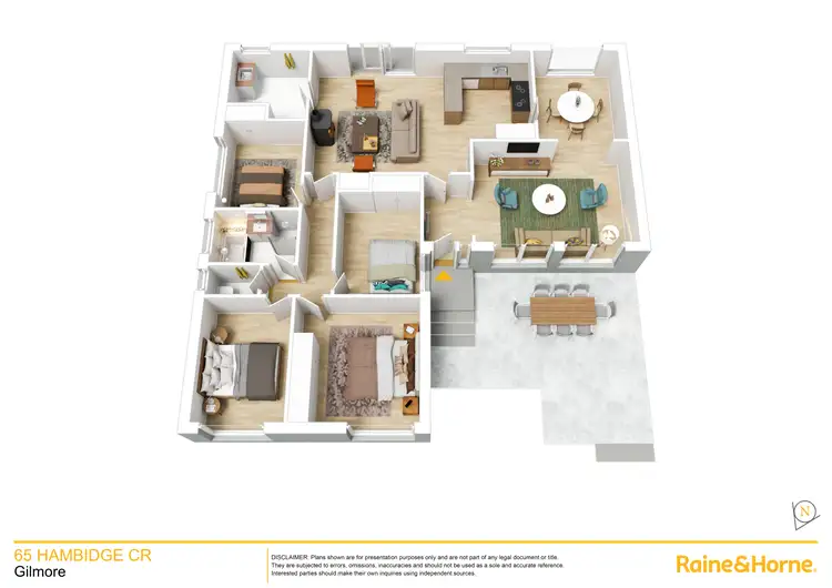 Floorplan of Homely house listing, 65 Hambidge Crescent, Gilmore ACT 2905