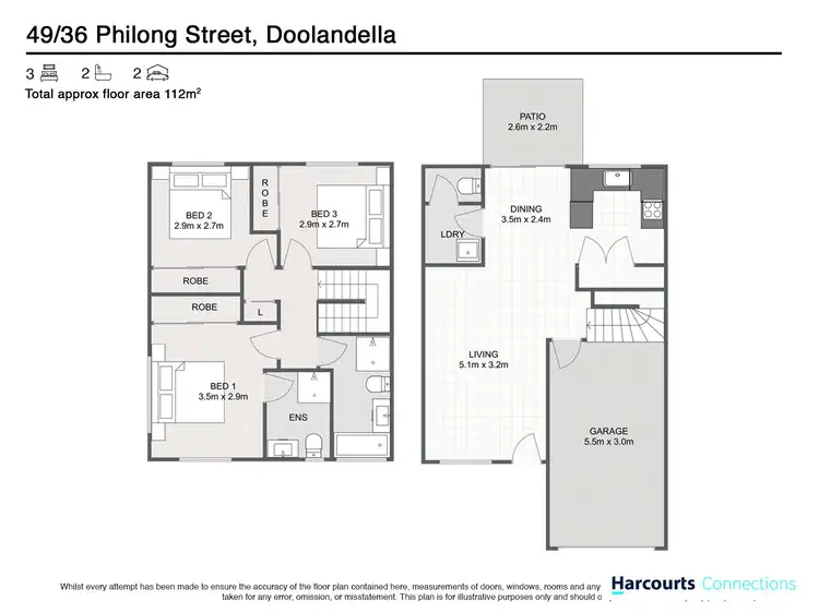 Floorplan of Homely house listing, 49/36 Philong Street, Doolandella QLD 4077