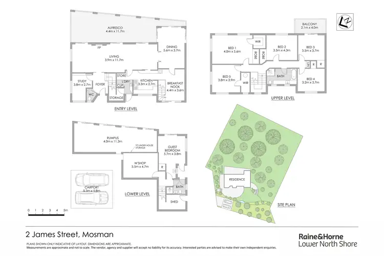 Floorplan of Homely house listing, 2 James Street, Mosman NSW 2088