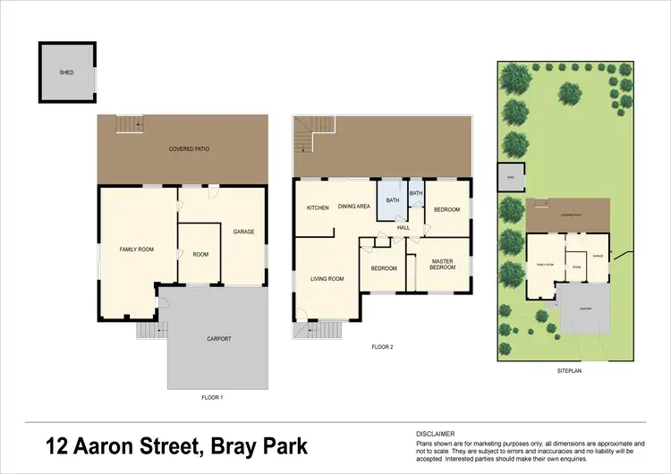 Floorplan of Homely house listing, 12 Aaron Street, Bray Park QLD 4500