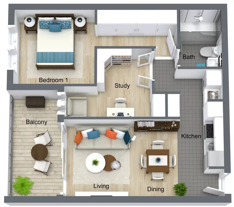 Floorplan of Homely apartment listing, 58/2 Hinder Street, Gungahlin ACT 2912