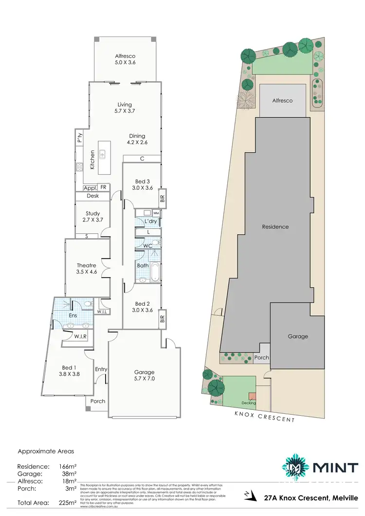 Floorplan of Homely house listing, 27A Knox Crescent, Melville WA 6156