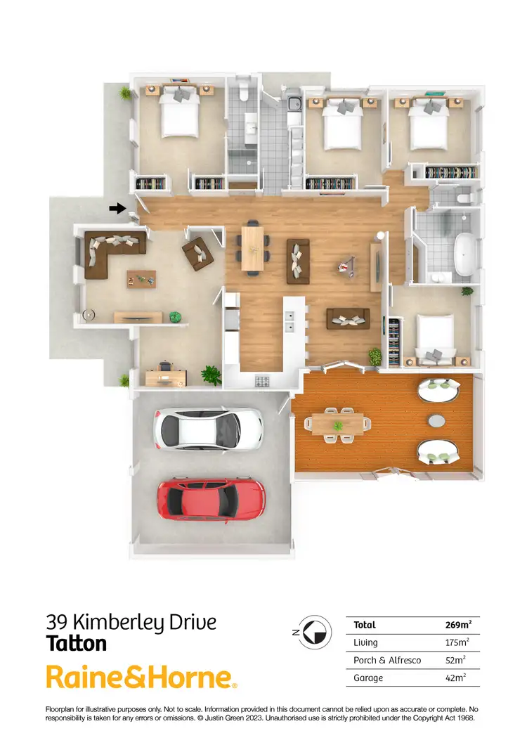 Floorplan of Homely house listing, 39 Kimberley Drive, Tatton NSW 2650