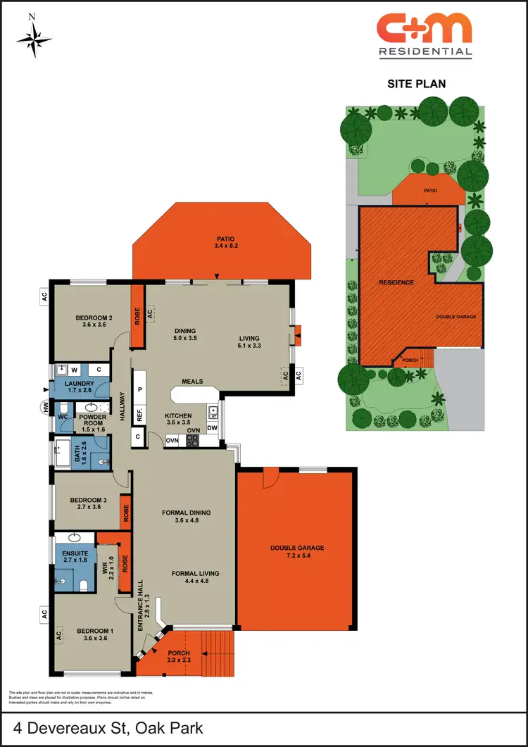 Floorplan of Homely house listing, 4 Devereaux Street, Oak Park VIC 3046