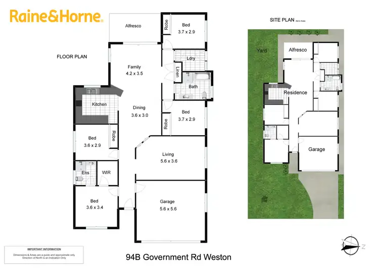 Floorplan of Homely house listing, 94B Government Road, Weston NSW 2326