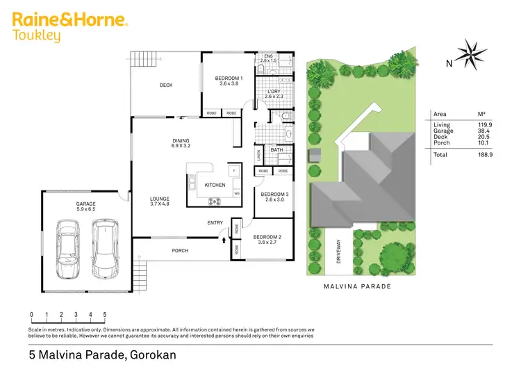 Floorplan of Homely house listing, 5 Malvina Parade, Gorokan NSW 2263