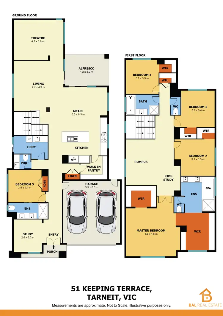 Floorplan of Homely house listing, 51 Keeping Terrace, Tarneit VIC 3029