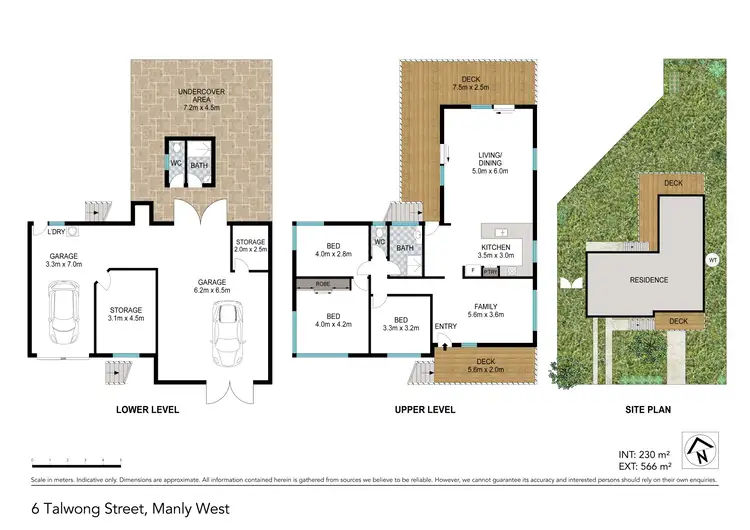 Floorplan of Homely house listing, 6 Talwong Street, Manly West QLD 4179