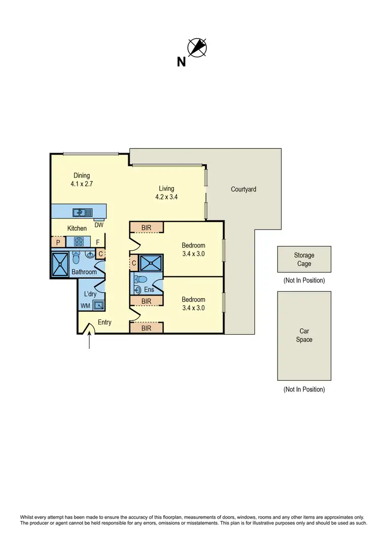 Floorplan of Homely apartment listing, 104/7A Remington Drive, Highett VIC 3190